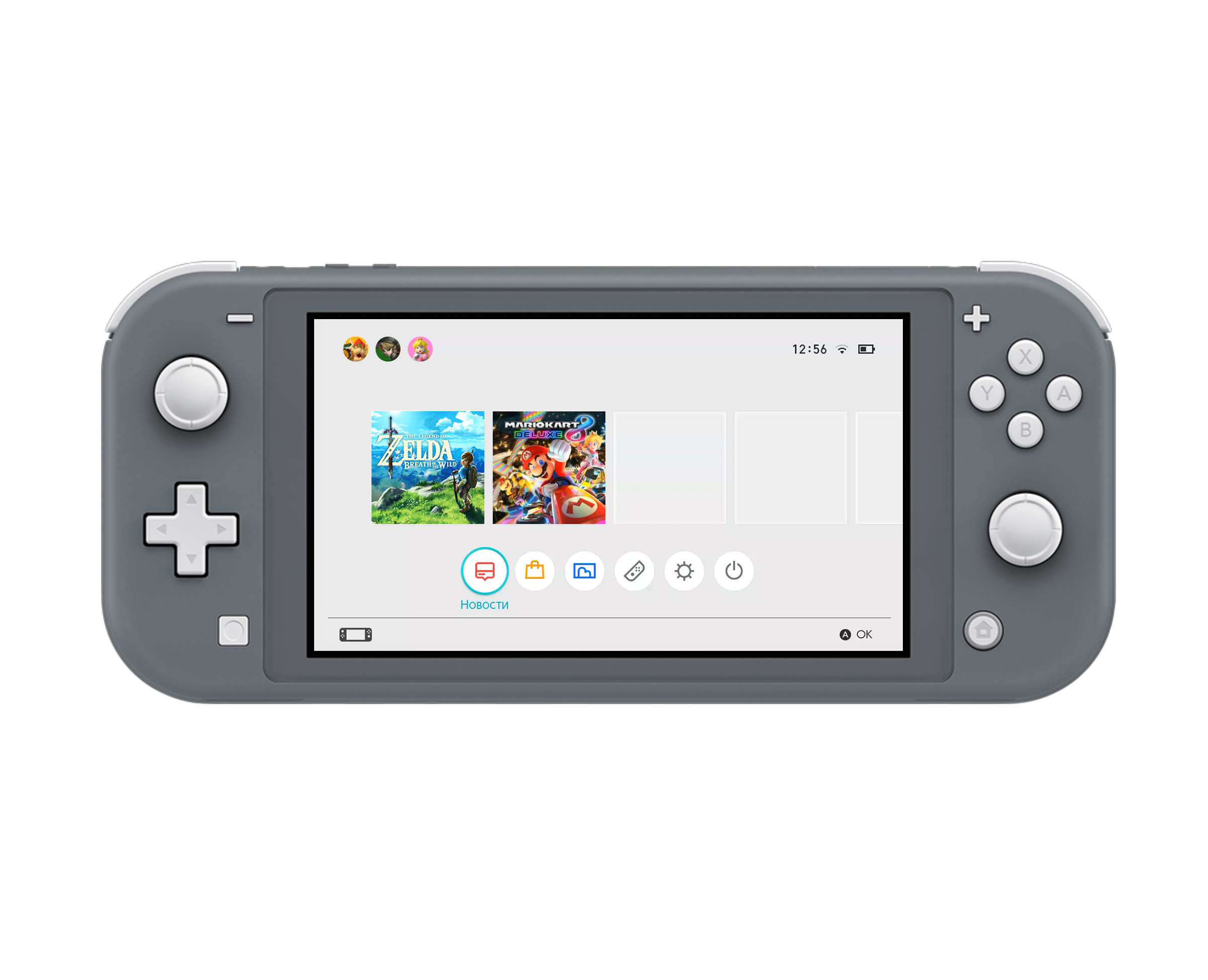 Игровая консоль Nintendo Switch Lite (серый) фото в интернет-магазине In Play