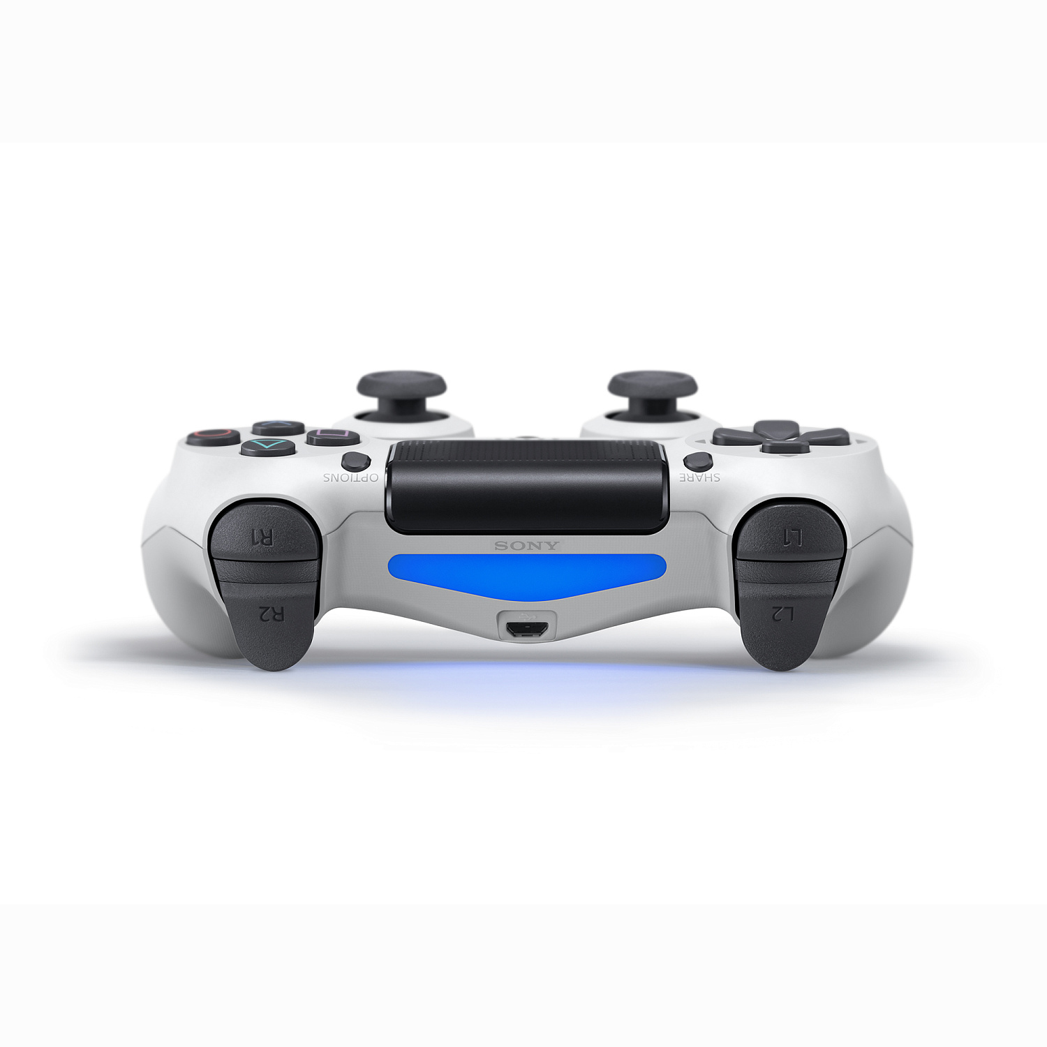 Геймпад DualShock 4 для PS4 беспроводной Glacier White (белый)