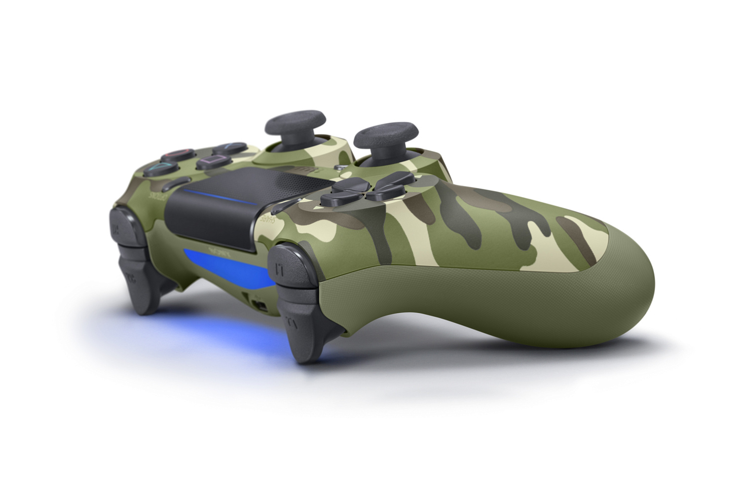 Геймпад DualShock 4 для PS4 беспроводной Green Cammo (камуфляжный)
